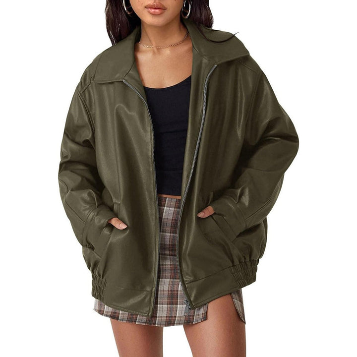 Nicola | Relaxed Zip-Up Bomber Jacket - My Store