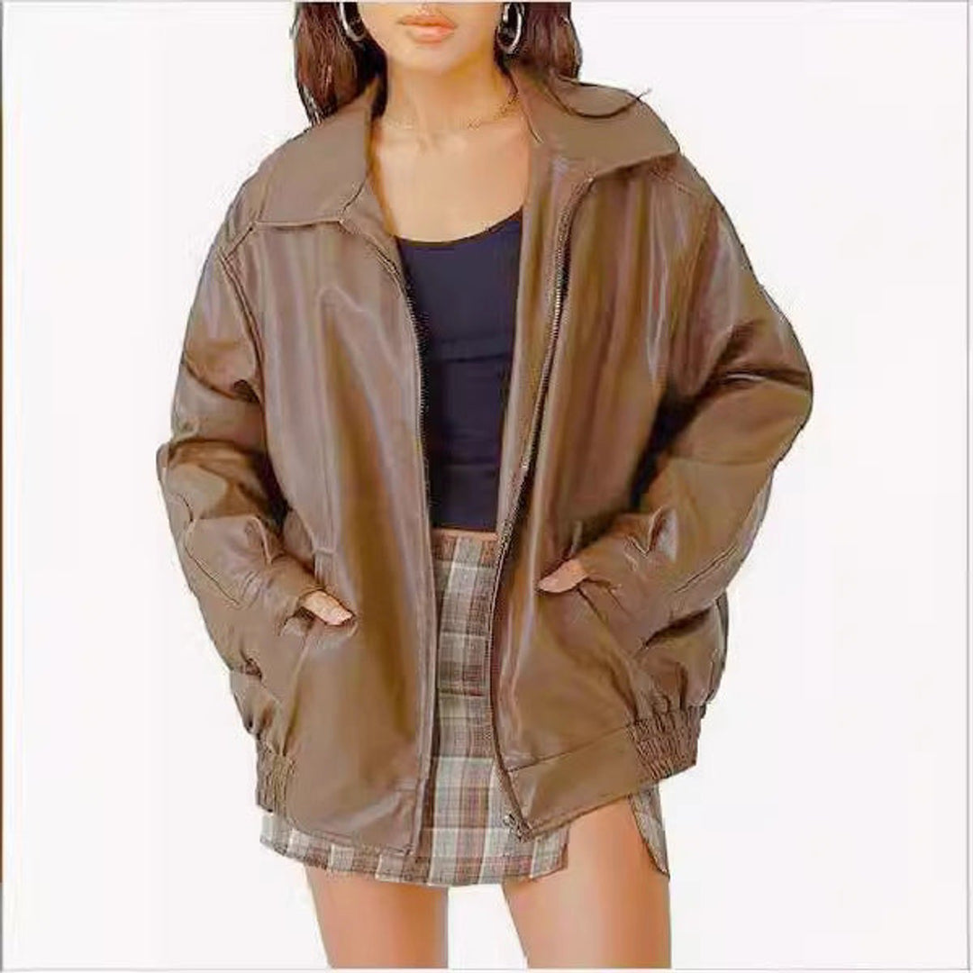Nicola | Relaxed Zip-Up Bomber Jacket - My Store