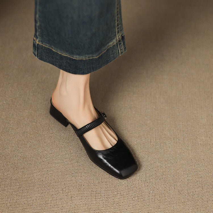 Novie Mary Jane Mules - My Store