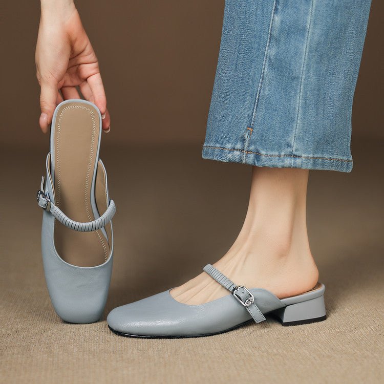 Novie Mary Jane Mules - My Store