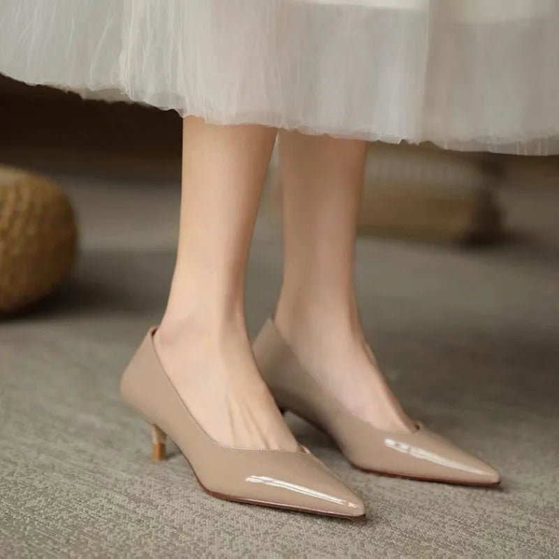 Pelle Kitten Heels - My Store