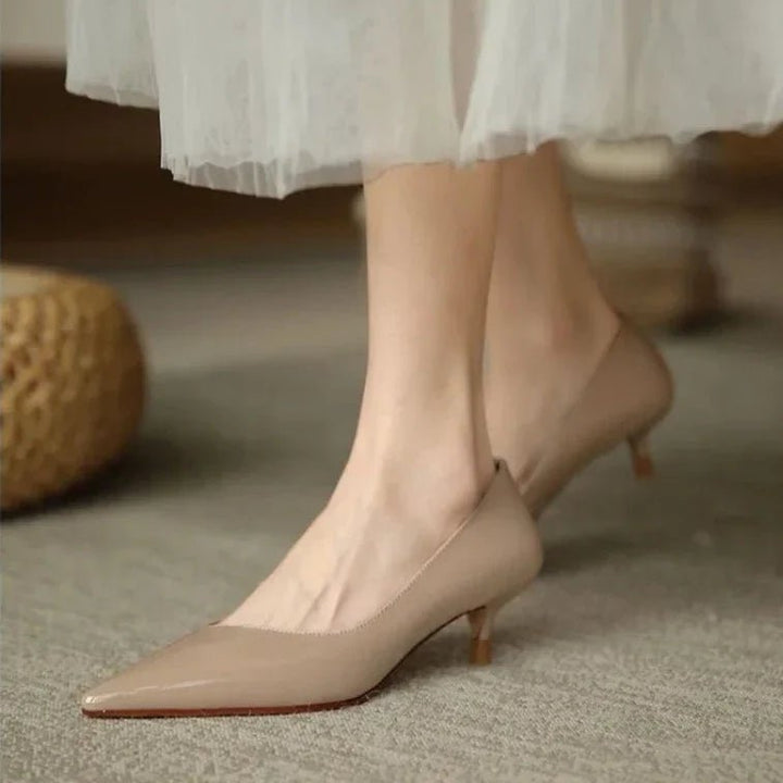 Pelle Kitten Heels - My Store