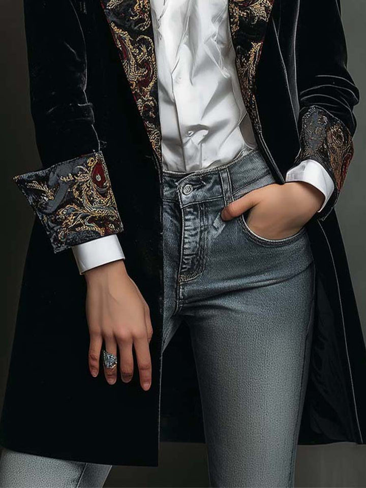 Regina | Ornate Longline Blazer - My Store