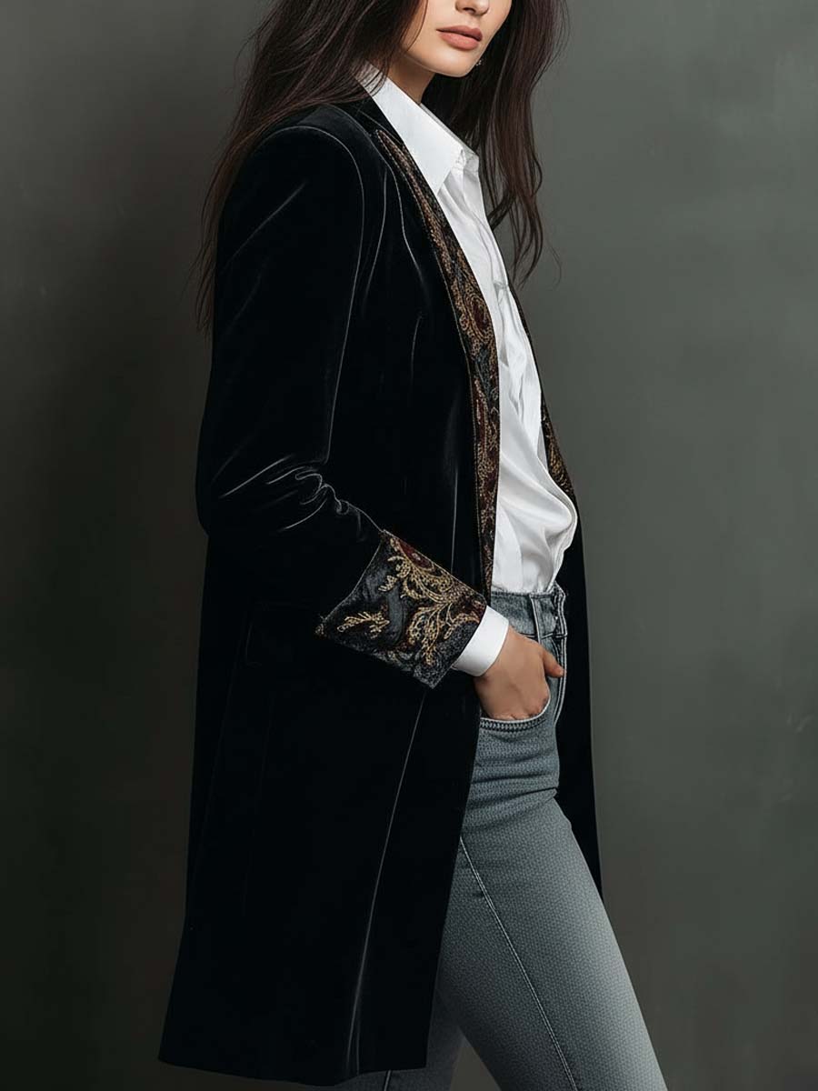 Regina | Ornate Longline Blazer - My Store