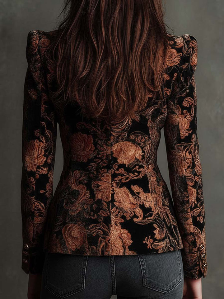 Rhiannon | Floral Tailored Blazer - My Store