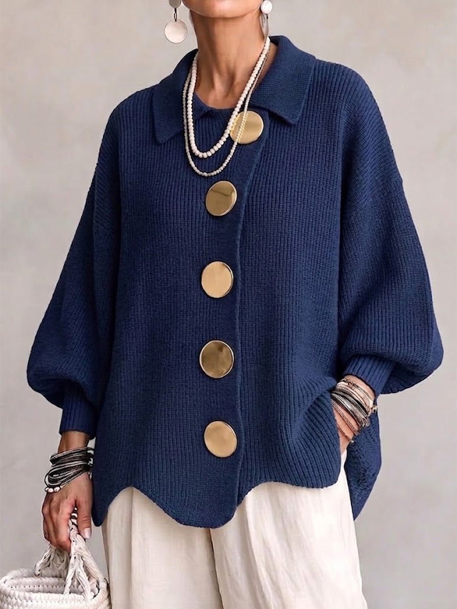 RUTH | Oversized collared cardigan - My Store