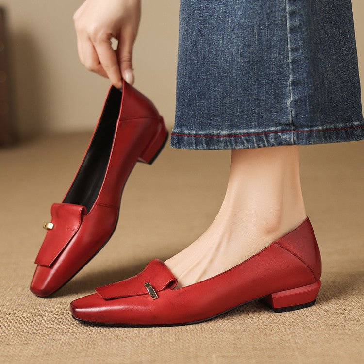 Selor Square-Toe Pumps - My Store