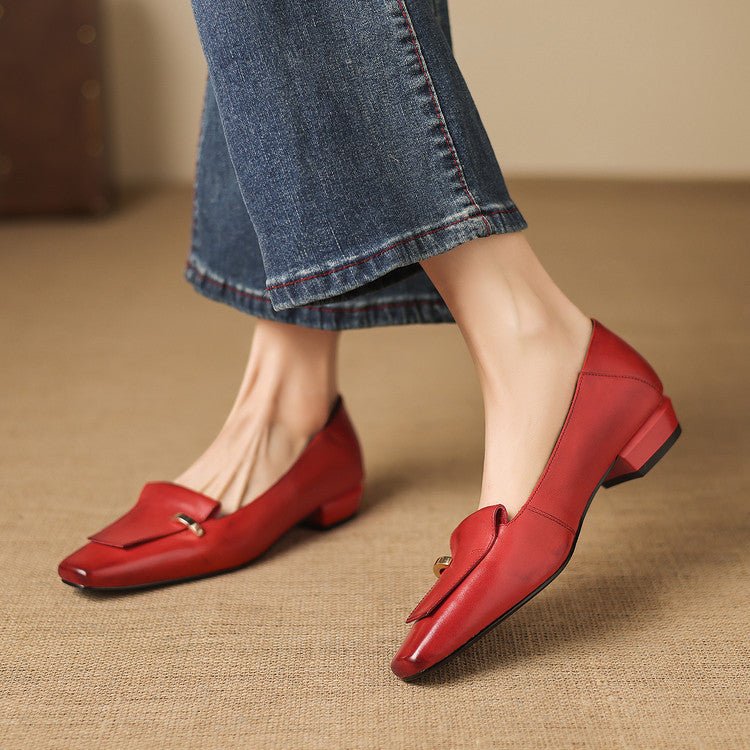 Selor Square-Toe Pumps - My Store
