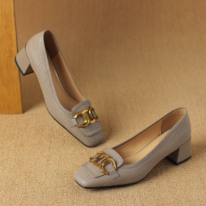 Soho Block Heel Pumps - My Store