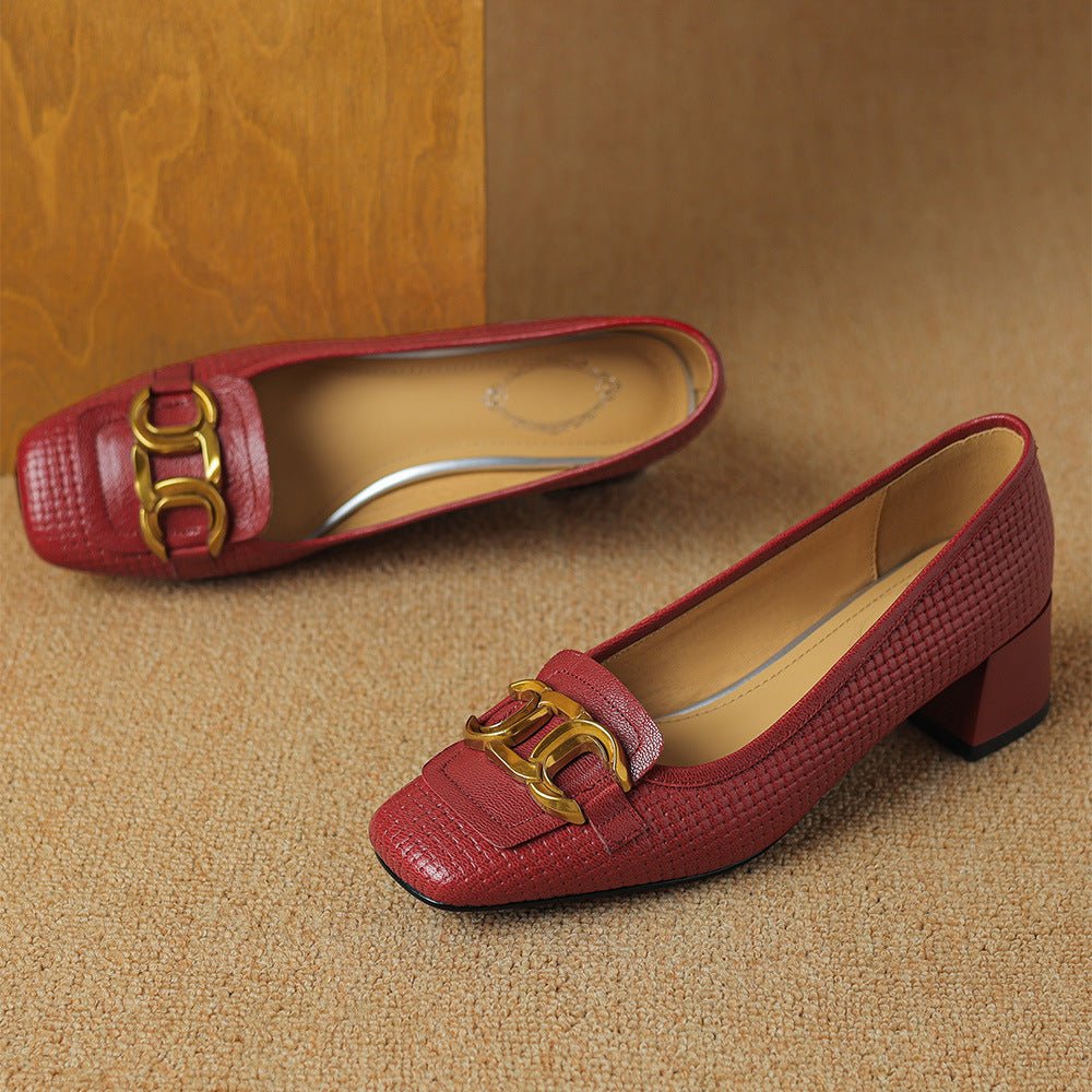 Soho Block Heel Pumps - My Store