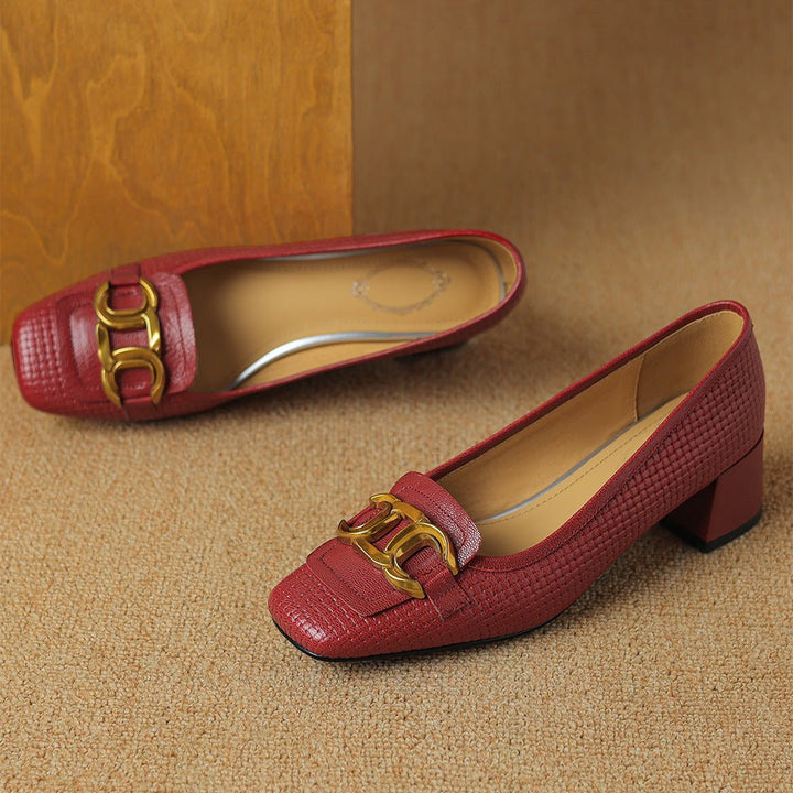 Soho Block Heel Pumps - My Store