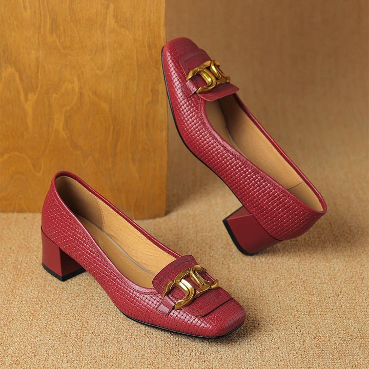 Soho Block Heel Pumps - My Store