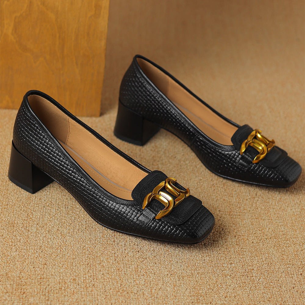 Soho Block Heel Pumps - My Store