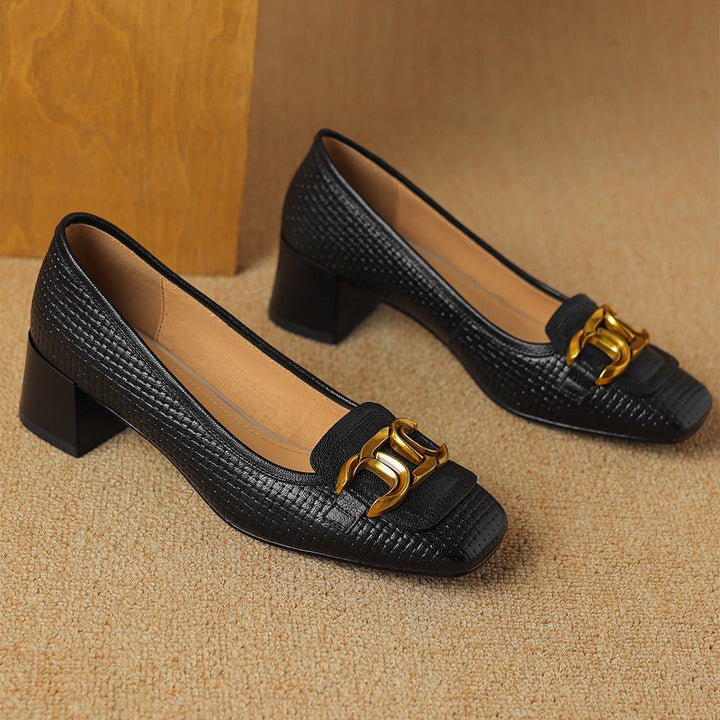 Soho Block Heel Pumps - My Store