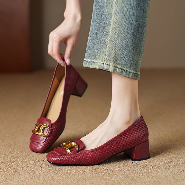 Soho Block Heel Pumps - My Store