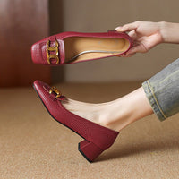 Soho Block Heel Pumps