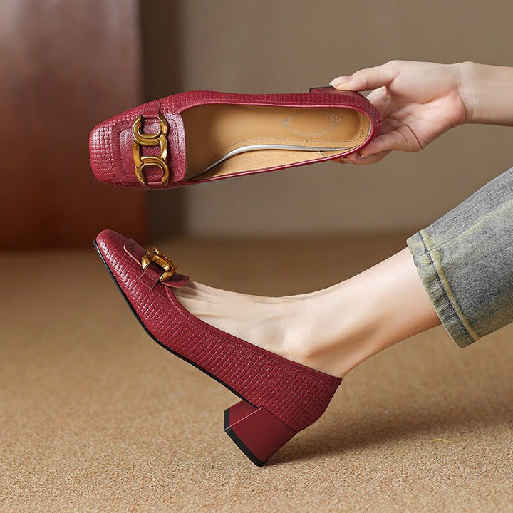 Soho Block Heel Pumps - My Store
