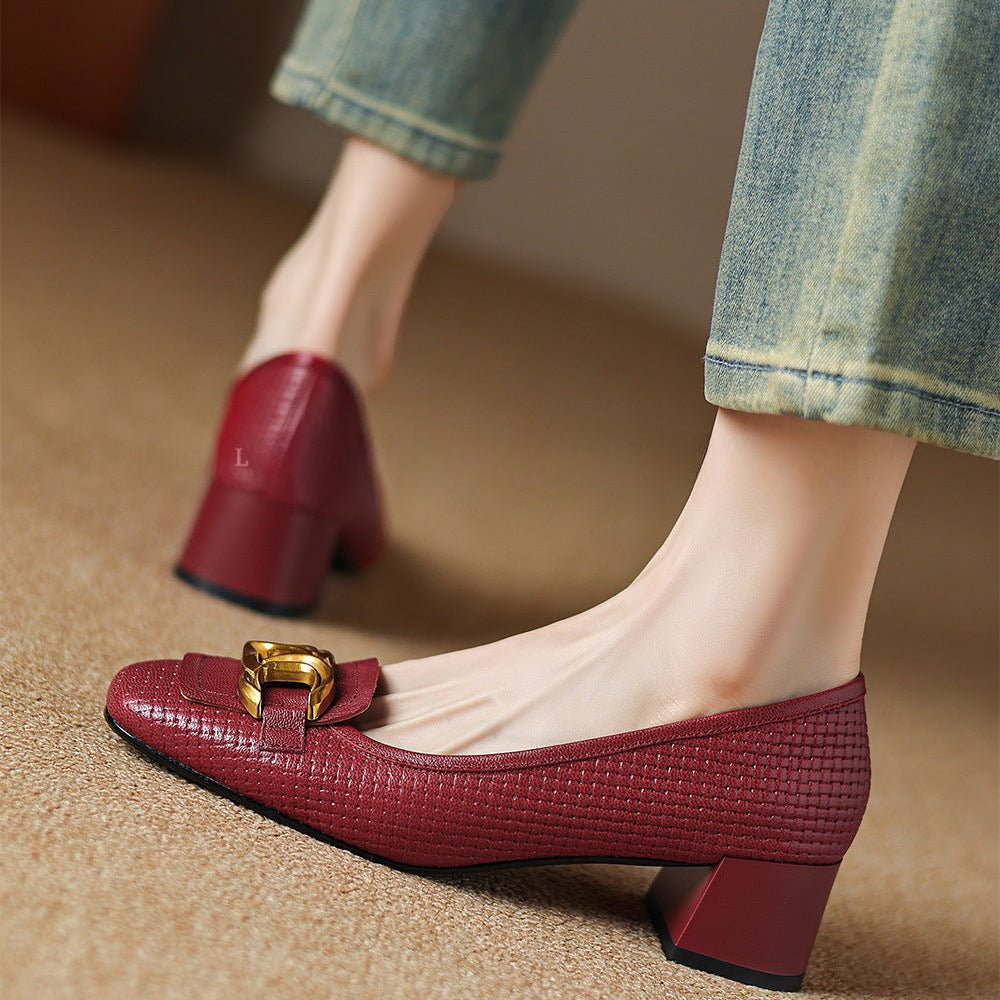 Soho Block Heel Pumps - My Store