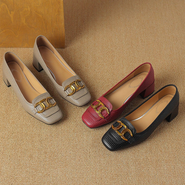 Soho Block Heel Pumps - My Store