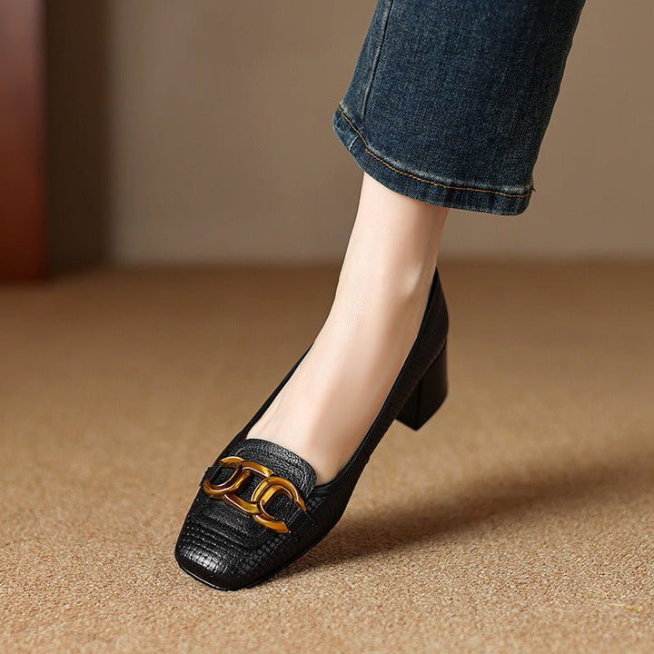 Soho Block Heel Pumps - My Store