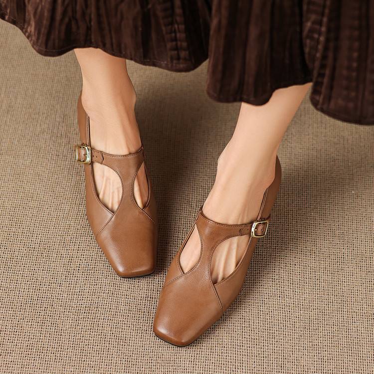 Veyla Square-Toe Heels - My Store