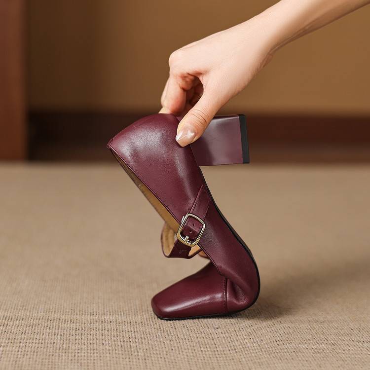 Veyla Square-Toe Heels - My Store