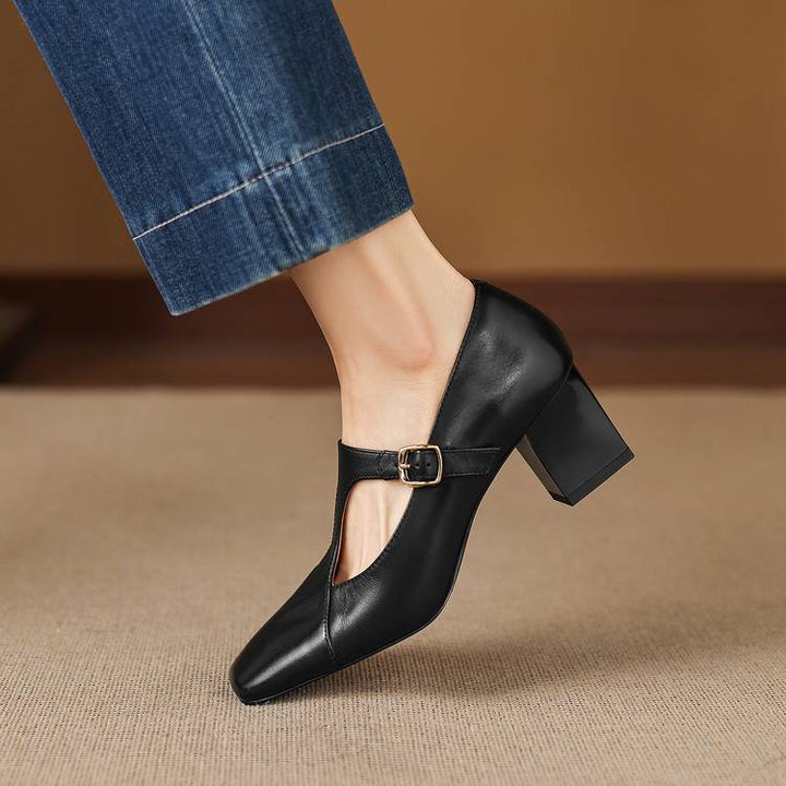 Veyla Square-Toe Heels - My Store