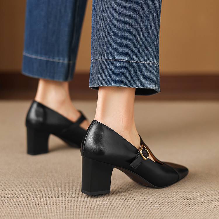 Veyla Square-Toe Heels - My Store
